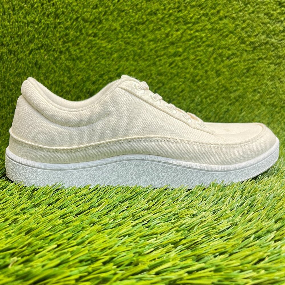Allbirds Canvas Pacers Womens Size 9 Beige White Walking Running Shoes Sneakers